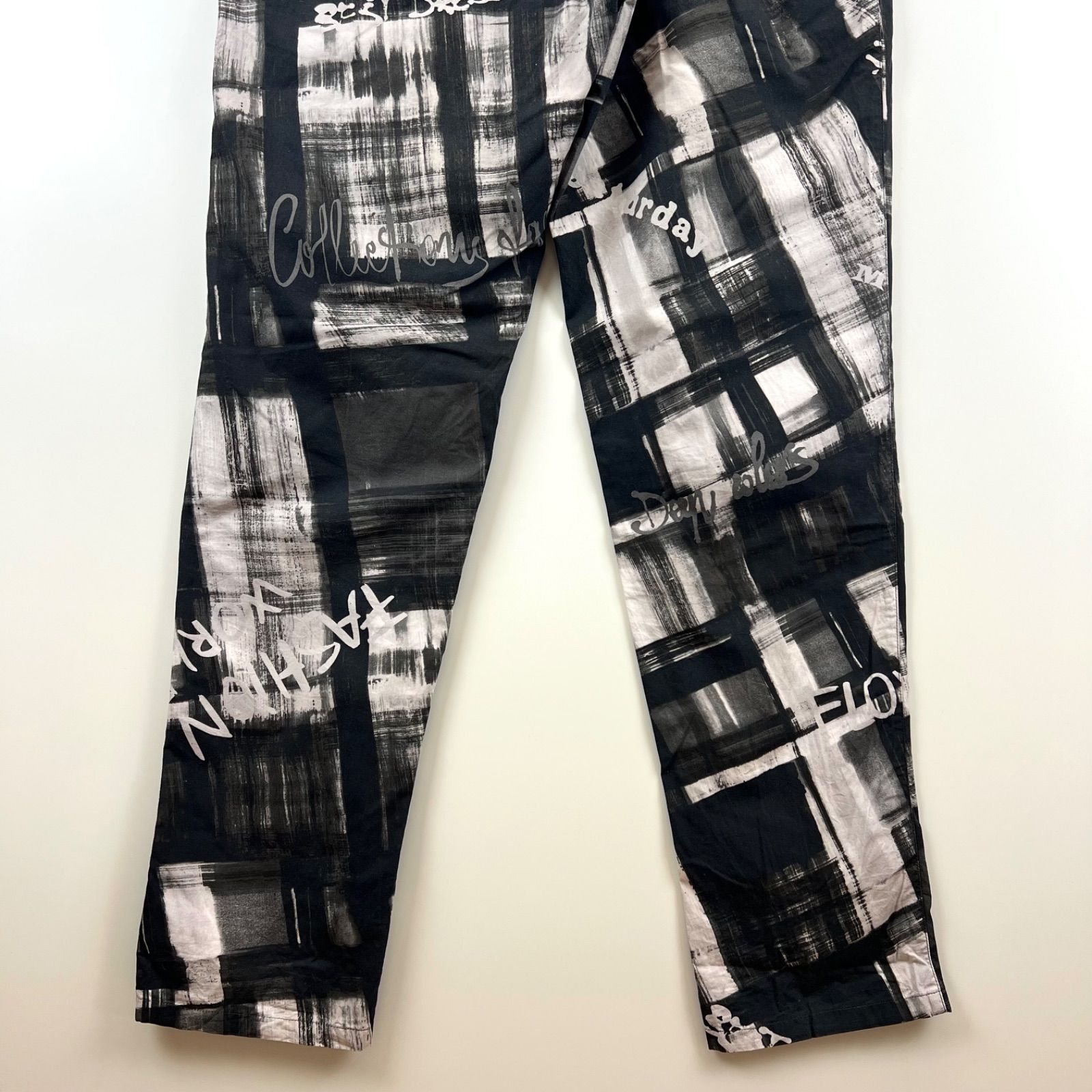 DOLCE&GABBANA 2tac graphic slacks pants 50 G3JCCX ドルチェアンド 