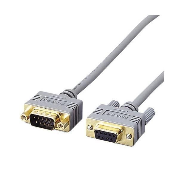(まとめ) エレコム RS-232C延長ケーブルD-Sub9pinメス-オス 1.5m C232N-E9 1本 〔×10セット〕