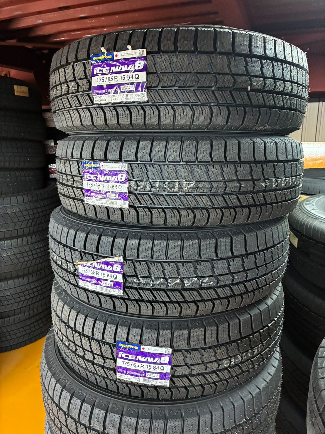 4本セット 製 GOODYEAR ICE NAVI 8 175|65R15 84Q スタッドレス