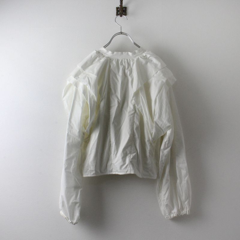 美品　22SS IENA LA BOUCLE コットンタックスリーブブラウス 白 2022S IENA LA BOUCLE コットンタックスリーブブラウス - メルカリ
