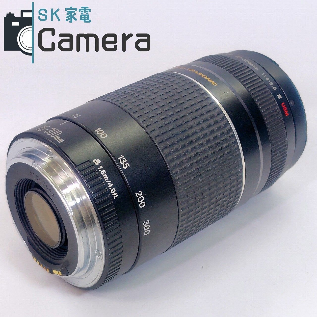 Canon EF 75-300mm F4-5.6 III USM キャノン キャップ 付 #20 【公式 