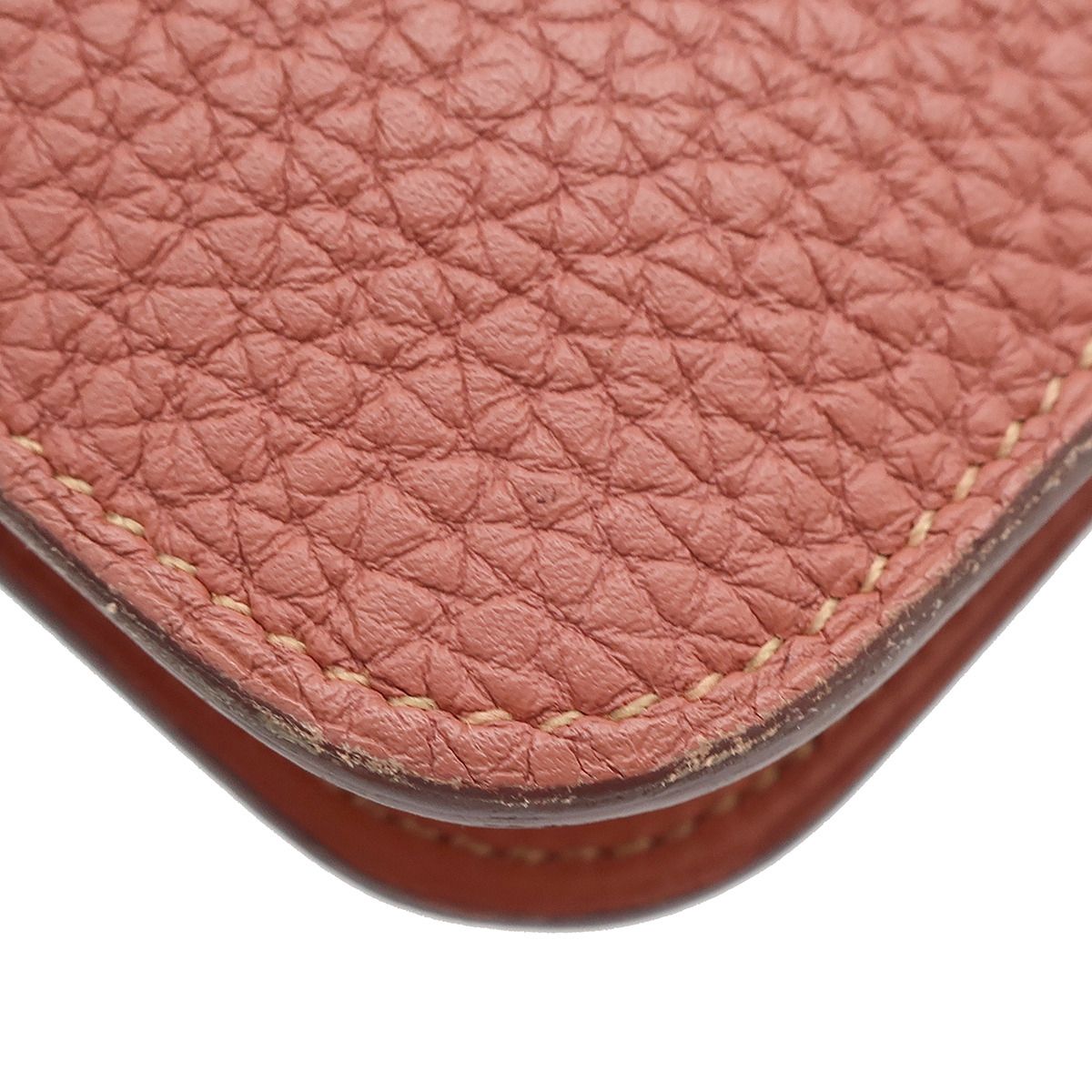 エルメス HERMES 長財布 ドゴンデュオ ドゴンGM トゴ ロージー マット  