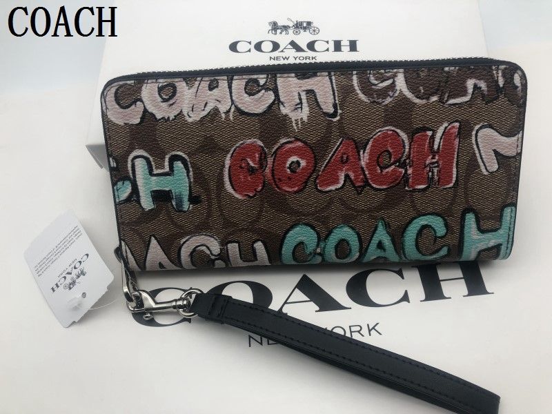 コーチ COACH 長財布 財布 シグネチャー アコーディオンラウンドジップウォレット ライトサドルマルチ レディース 財布 贈り物CM837 a331C新品未使用  E20