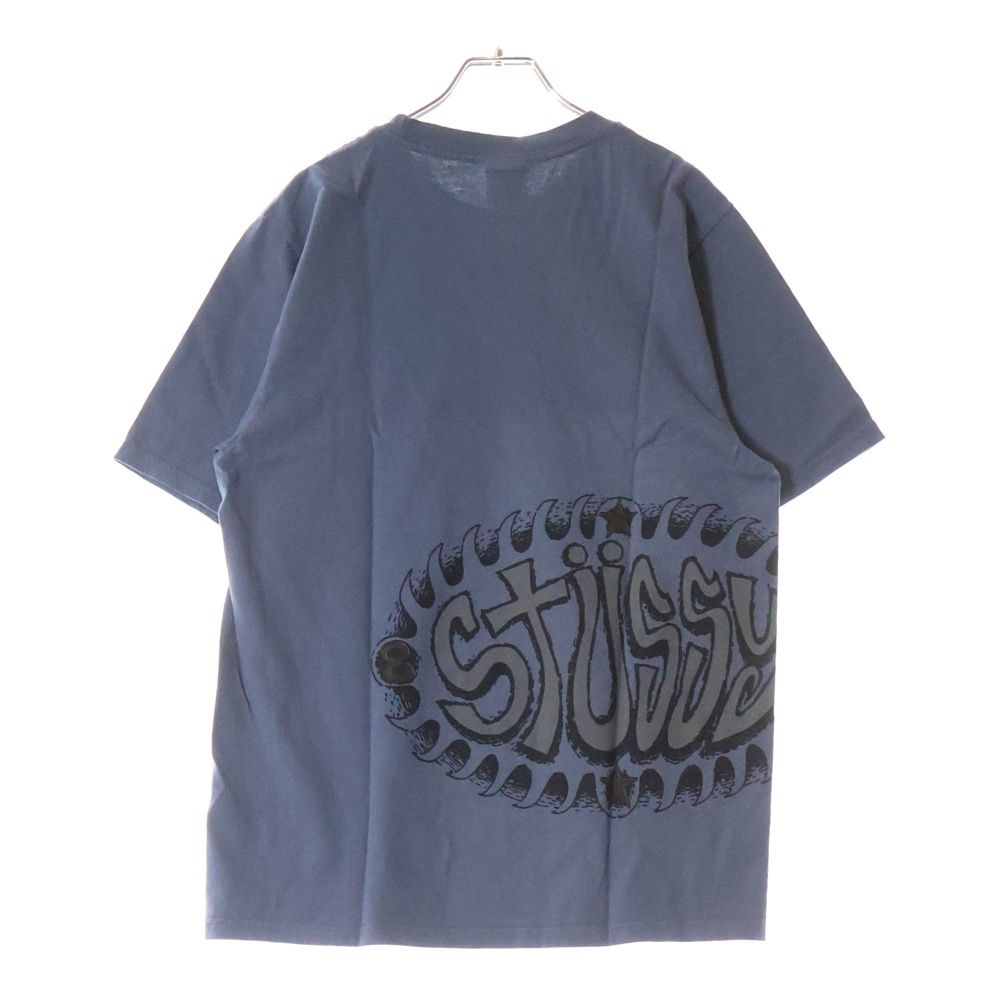 ★米国発*stussy*新作*WAVE OVAL PIGMENT DYED Tシャツ/BLACK★ Stüssy: Men's Wave Oval Pigment Dyed T-Shirt (Black) | DSMNY