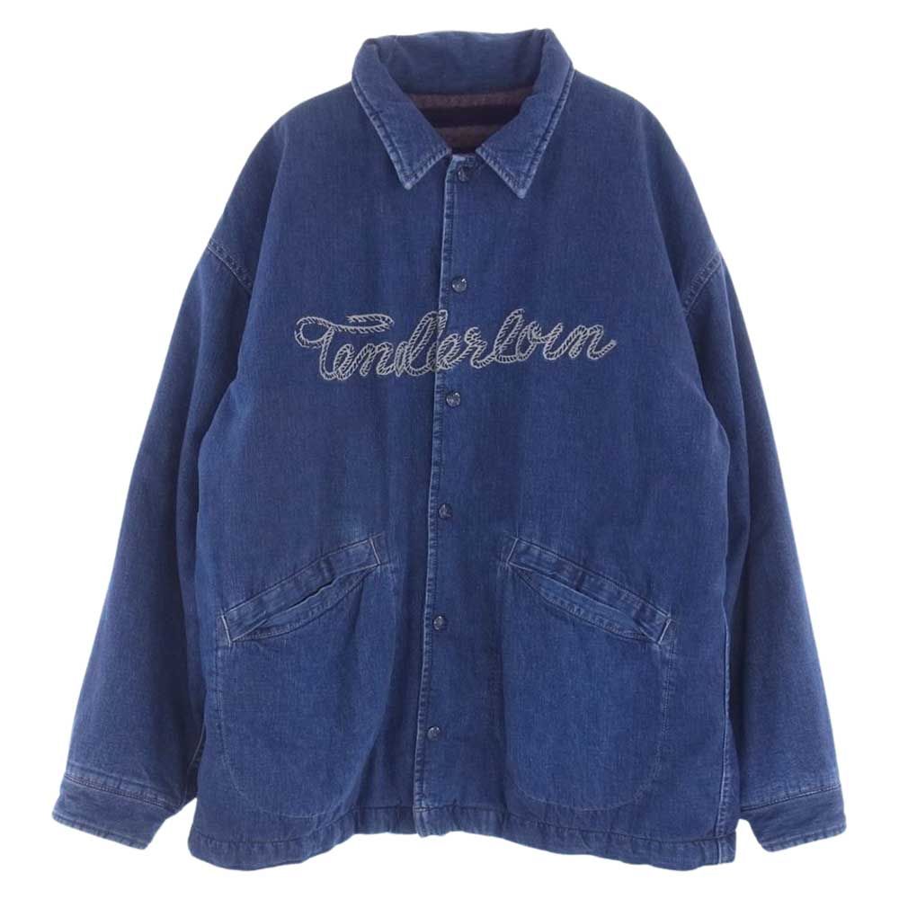 TENDERLOIN テンダーロイン デニムジャケット 21AW DENIM BLANKET COACH デニム ブランケット コーチ ジャケット  ロゴ刺繍 インディゴブルー系 S【中古】 - メルカリ