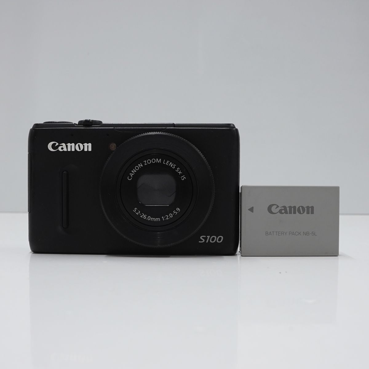 PowerShot S100 Canon USED美品 本体＋バッテリー F2.0 5倍ズーム GPS