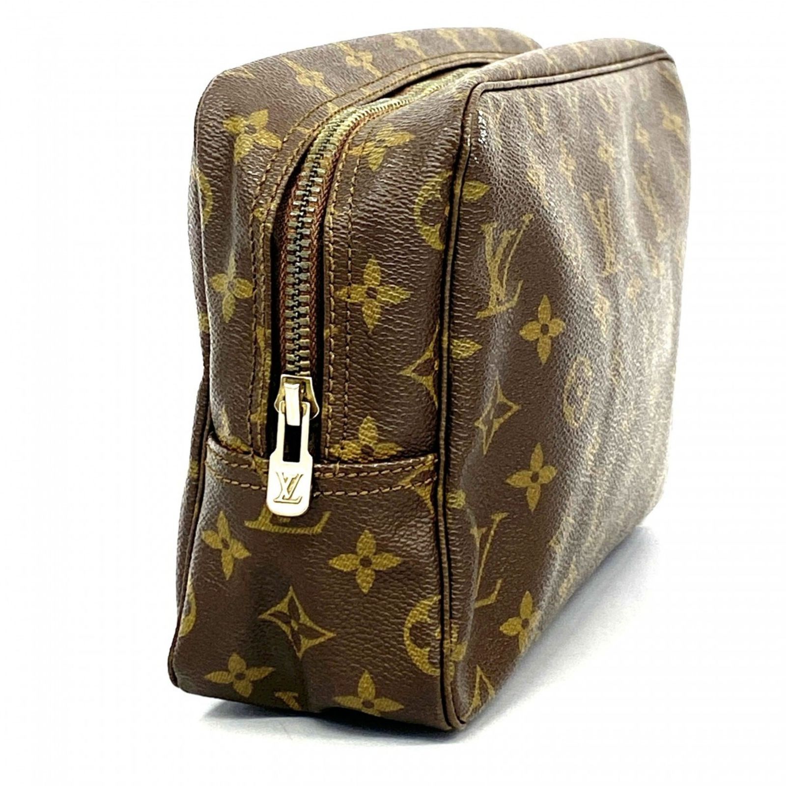 ルイ ヴィトン Louis Vuitton ルイ ヴィトン ポーチ モノグラム トゥルーストワレット28 M47522 ブラウンレディース