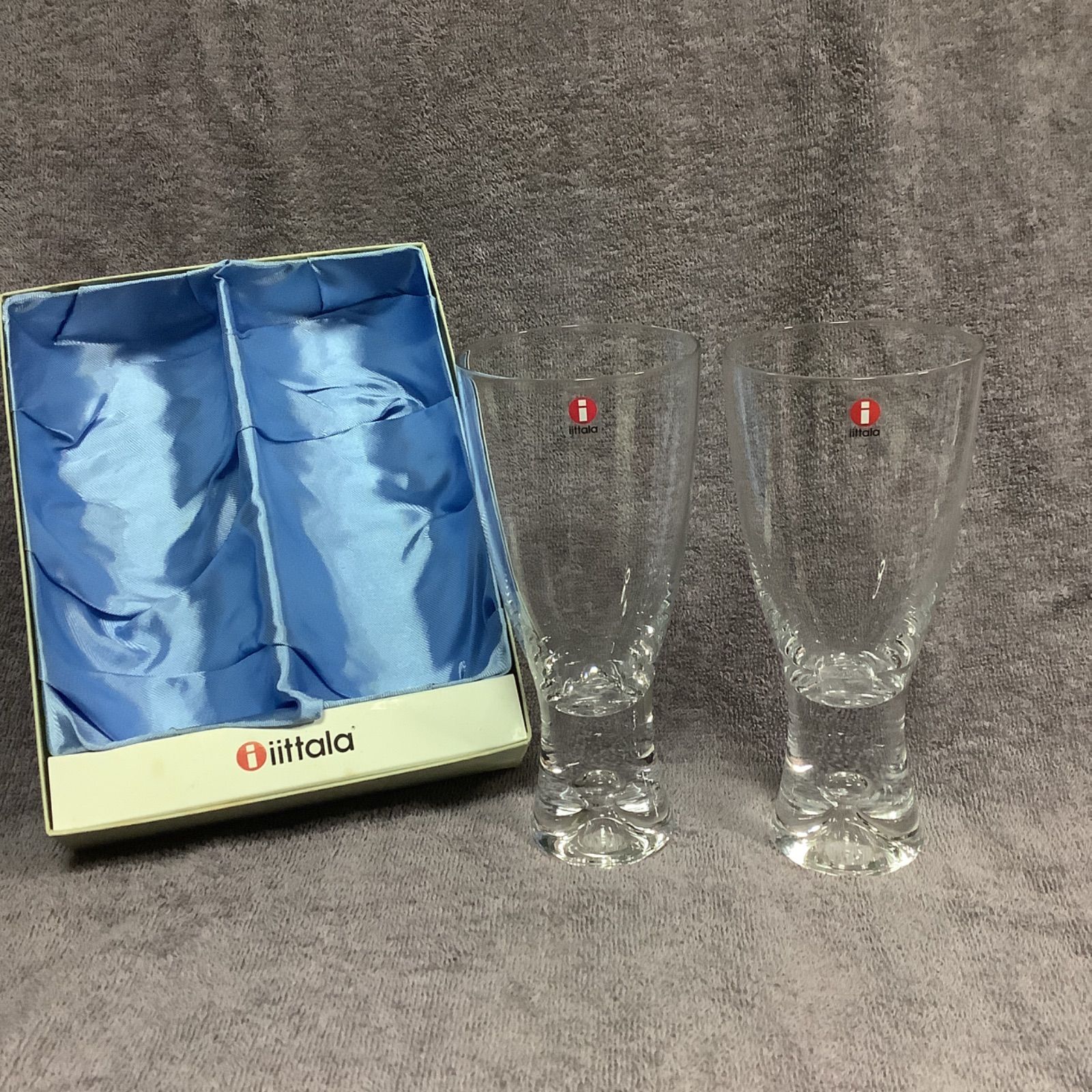 未使用品 イッタラ グラス タピオ ゴブレット iitala ビールグラス 2客 