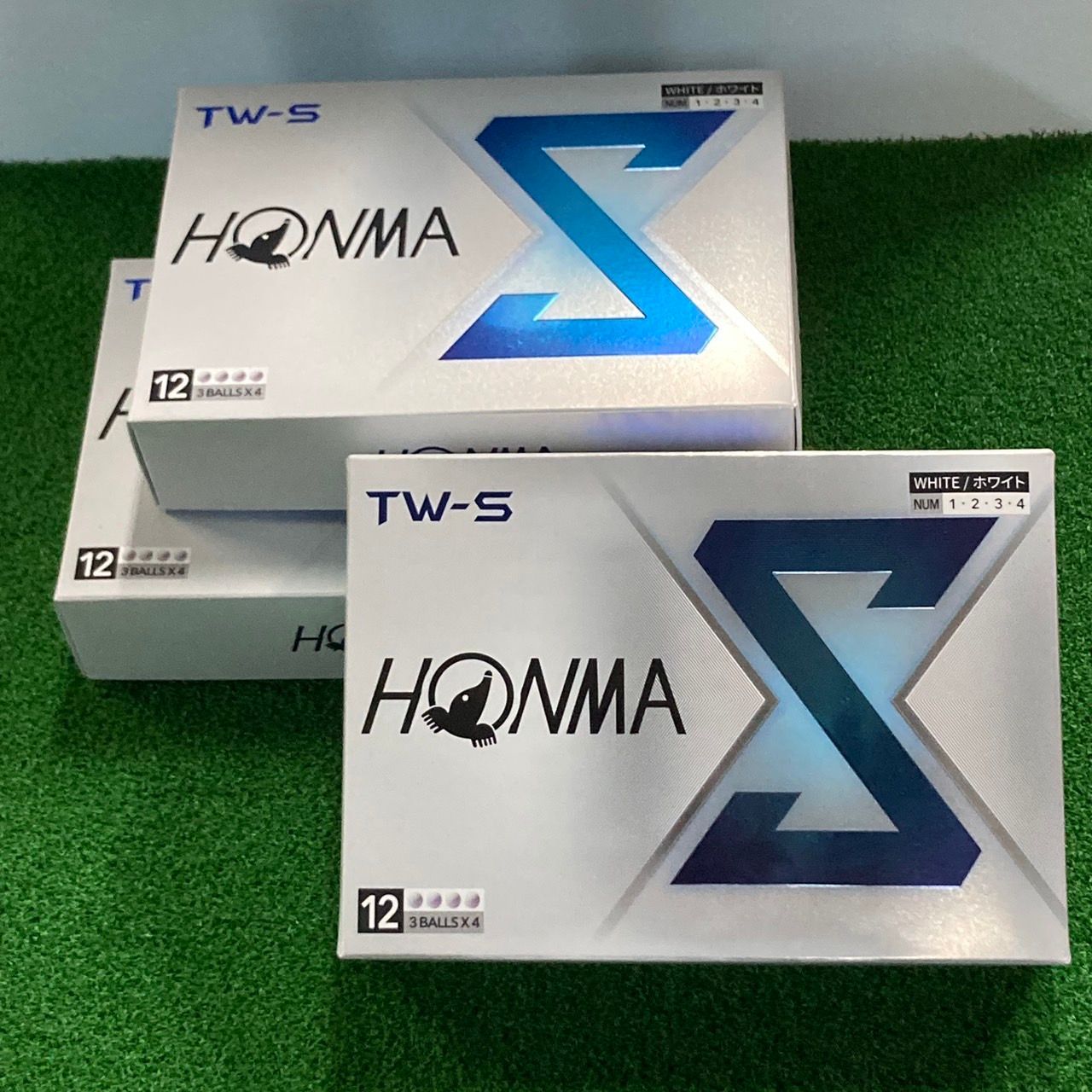 新品 ホンマゴルフ TW-S  ホワイト　3ダース ゴルフボール ホンマゴルフ TW-S 2024年モデル ホワイト 3ダース