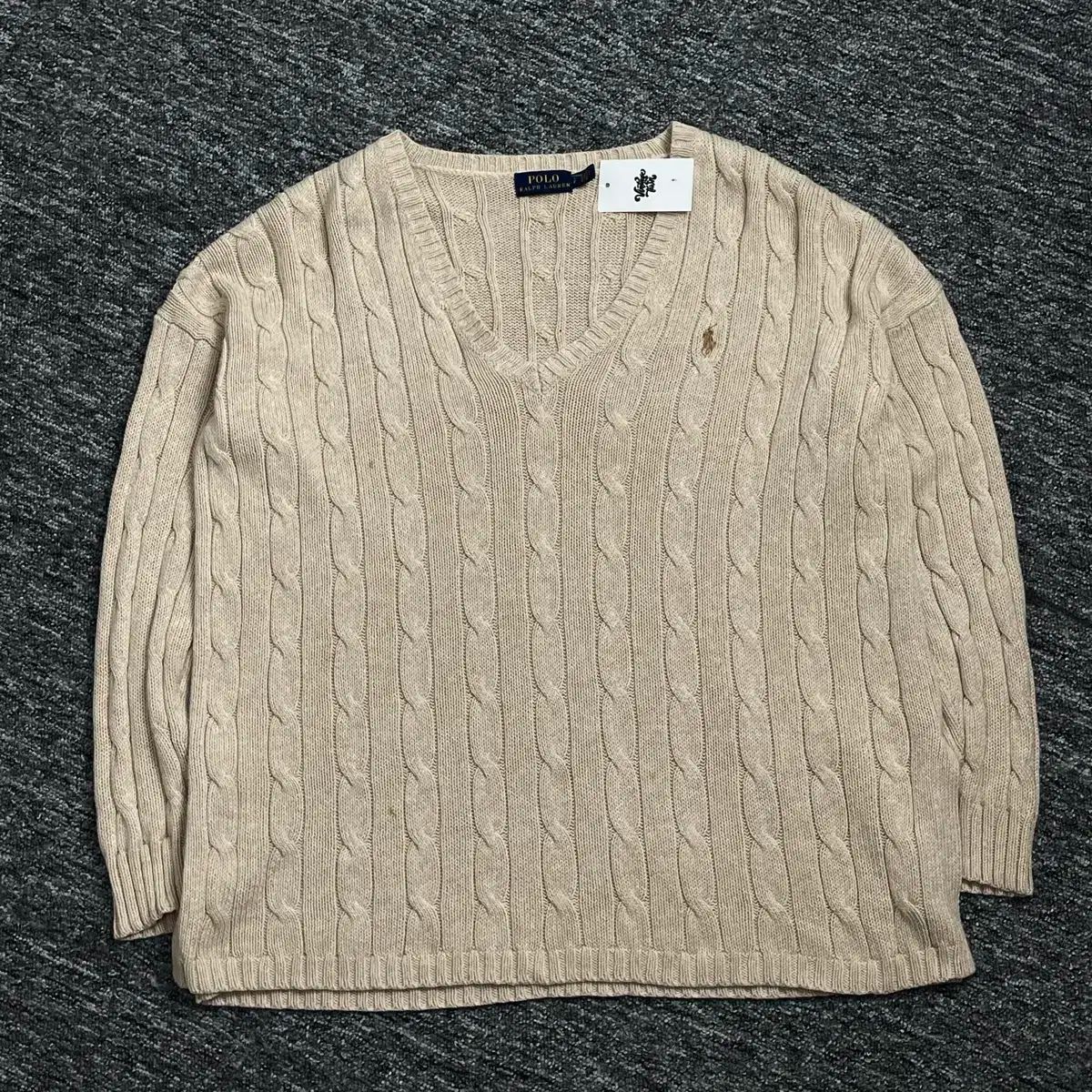 ポロ Ralph Lauren ラルフローレン ウーマンズ ケーブル ニット ベージュ y 401