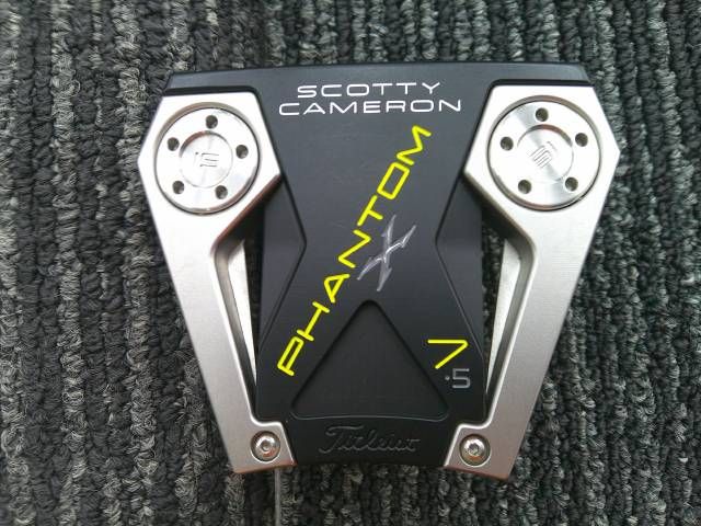 中古 レフティーパター タイトリスト PHANTOM X 7.5/オリジナルスチール[34]//3.5[4304]博多