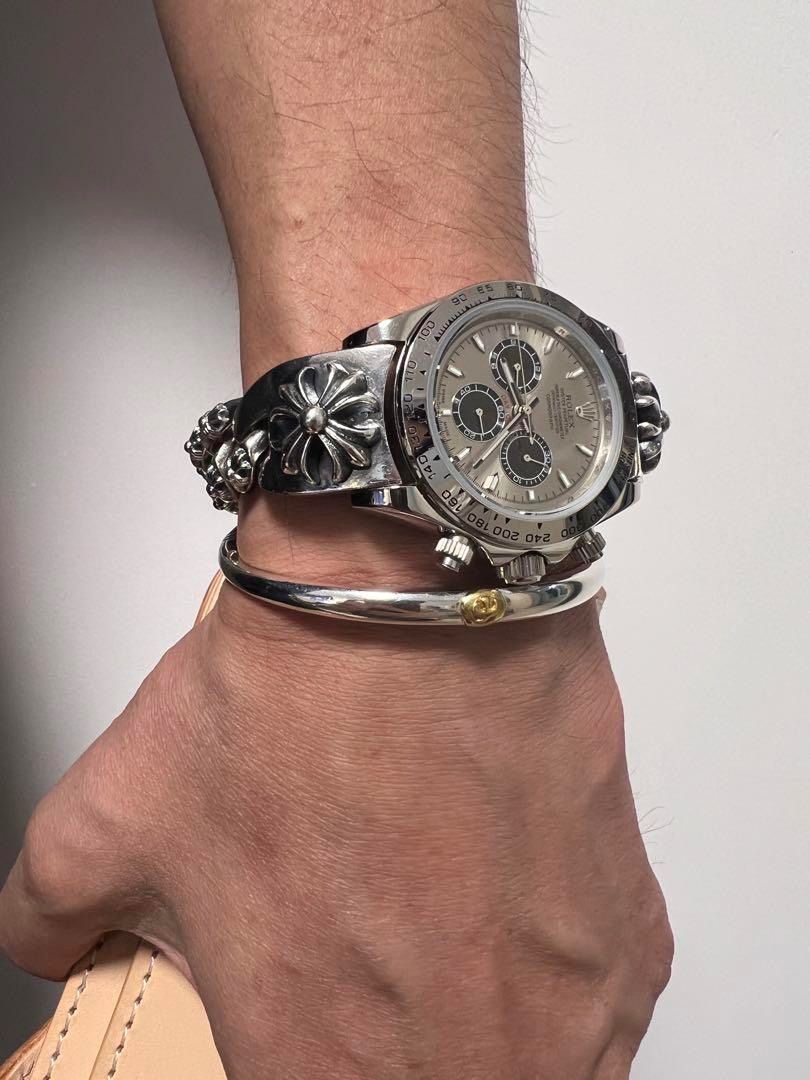 ⭐️JEN Watch 全花コマウォッチクラッシュベルト 17cm 刻印有 - メルカリ