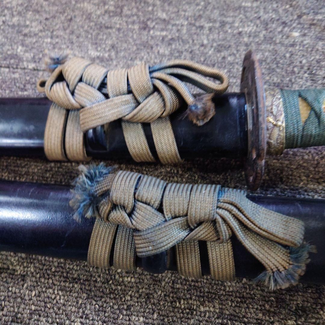 日本刀 鞘付き模造刀 大小2本セット 観賞用 柄グリーン 日本刀 鞘付き模造刀 大小2本セット 観賞用 柄グリーン - メルカリ