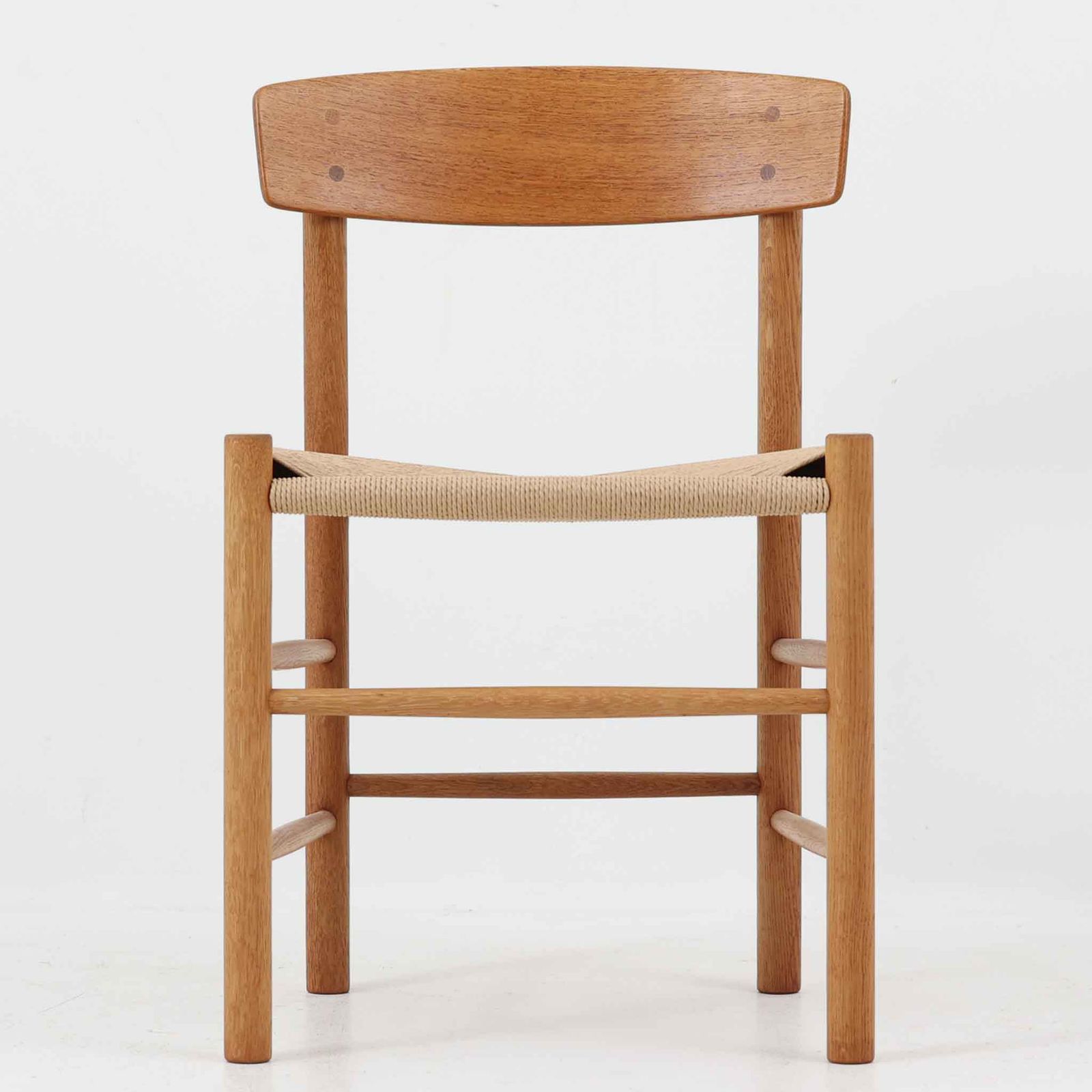 Borge Mogensen ダイニングチェア J39 オーク×ペーパーコード FDB ボーエ モーエンセン デンマーク製 DK18505