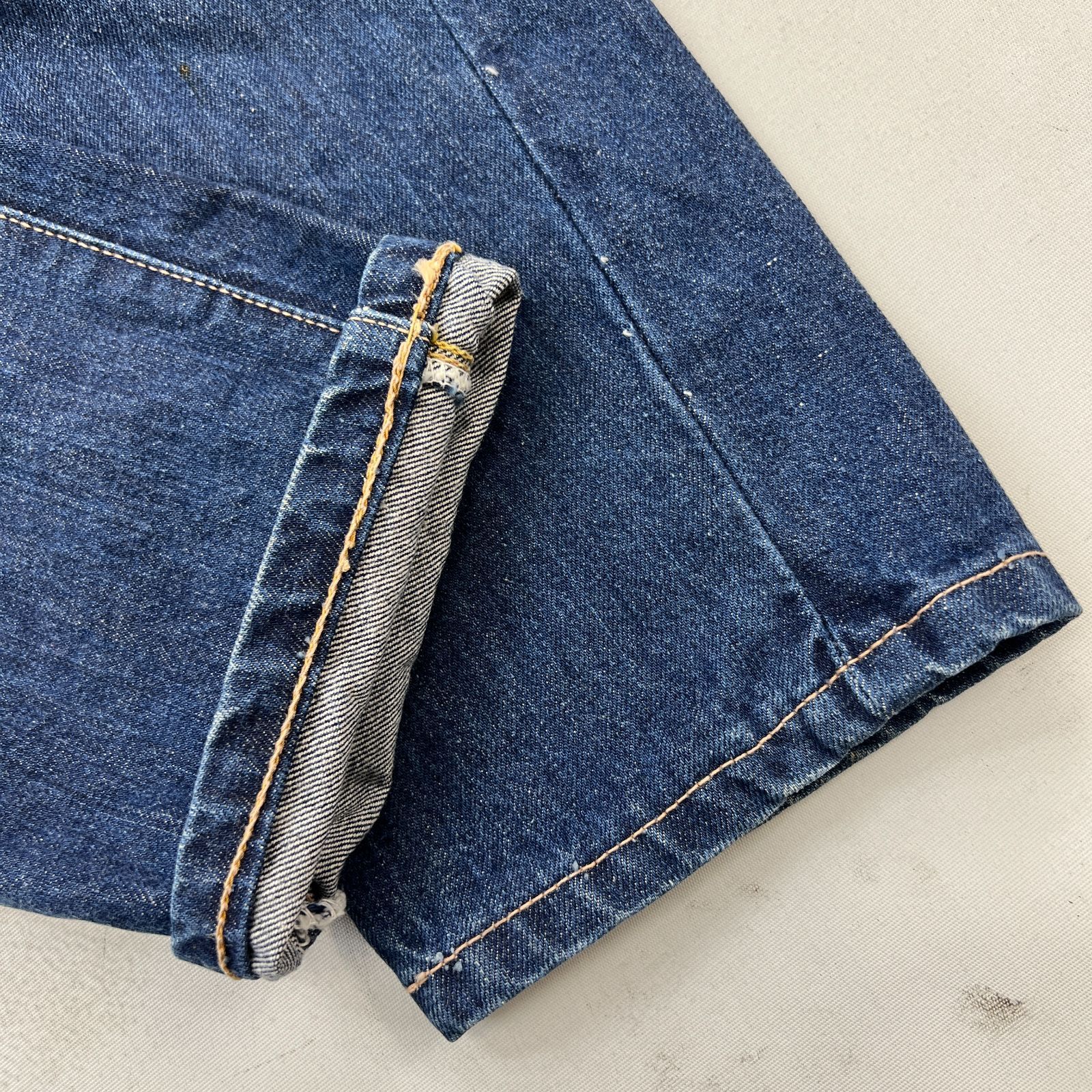 BIG YANK インディゴブルーデニム ヤヌーク YANUK デニムジャケット ジージャン 胸ポケット S インディゴ