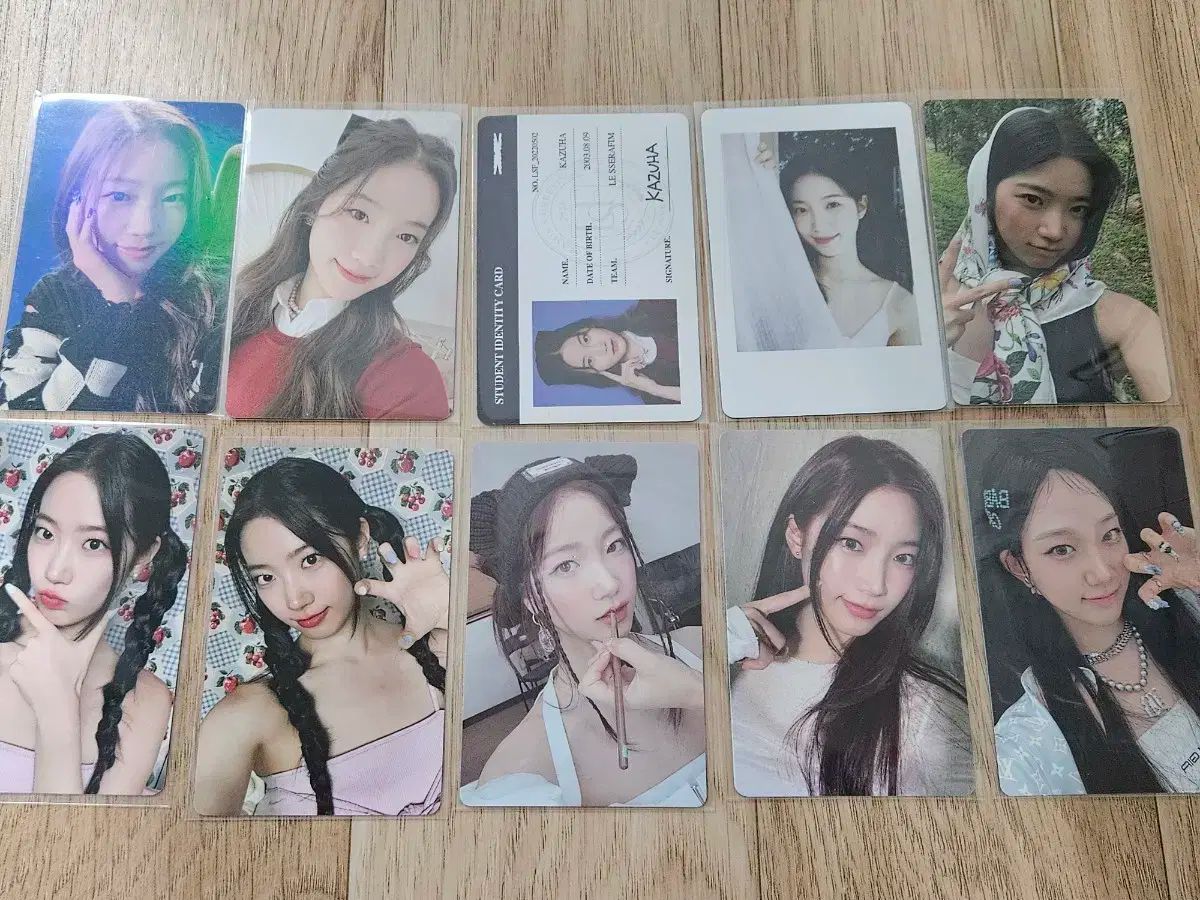 lesserafim カズハ 中村一葉 トレカ まとめ売り LE SSERAFIM(ルセラフィム・ルセラ) カズハ(KAZUHA・中村 一葉) トレカ