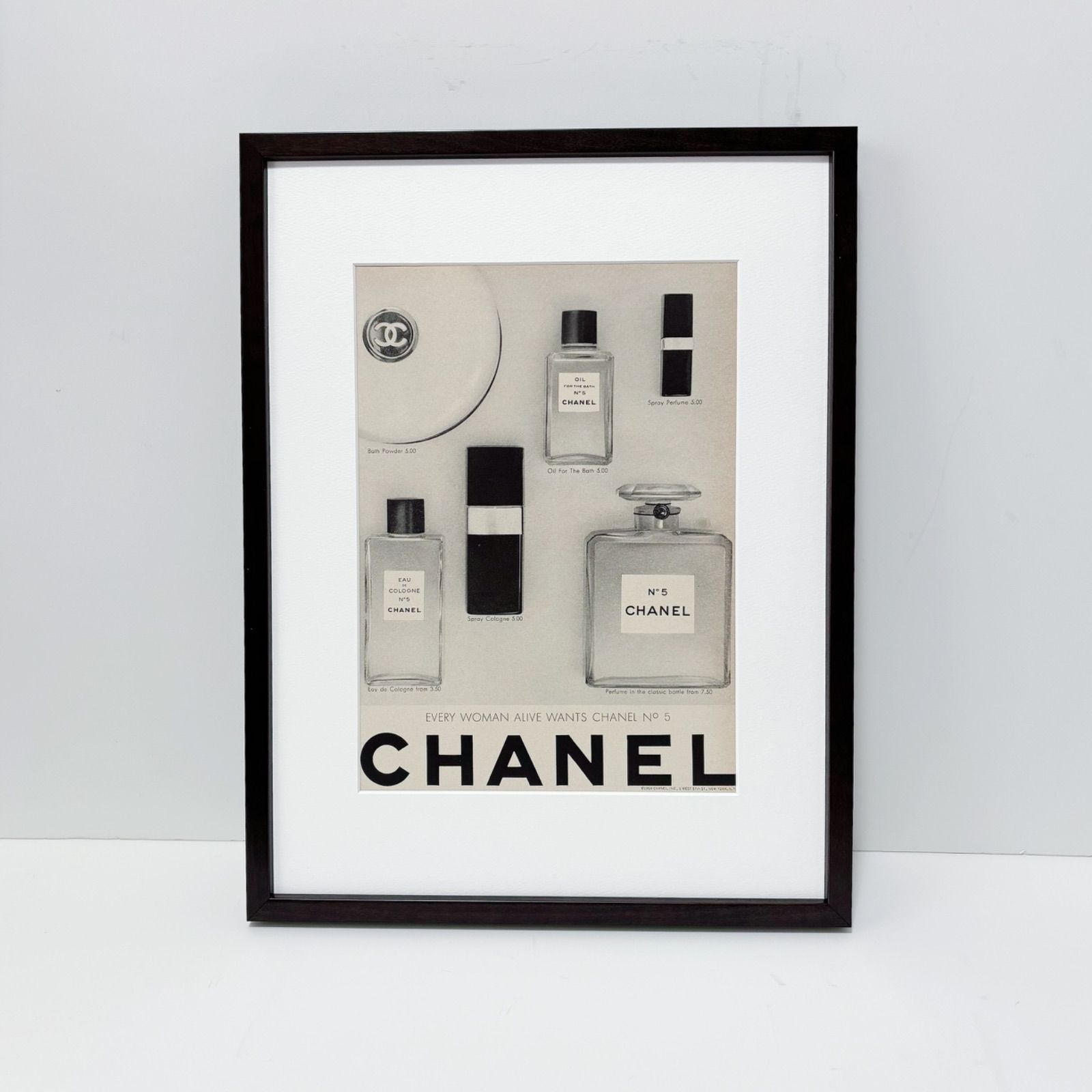 ヴィンテージ感アリ! 1964 広告＞CHANEL シャネル ポスター