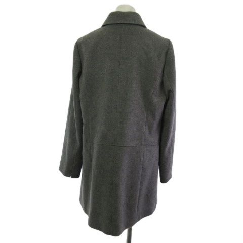 キャラオクルス CARA O CRUZ レリアン カシミヤコート ロングコート グレー 9 GULLKHAN_COM