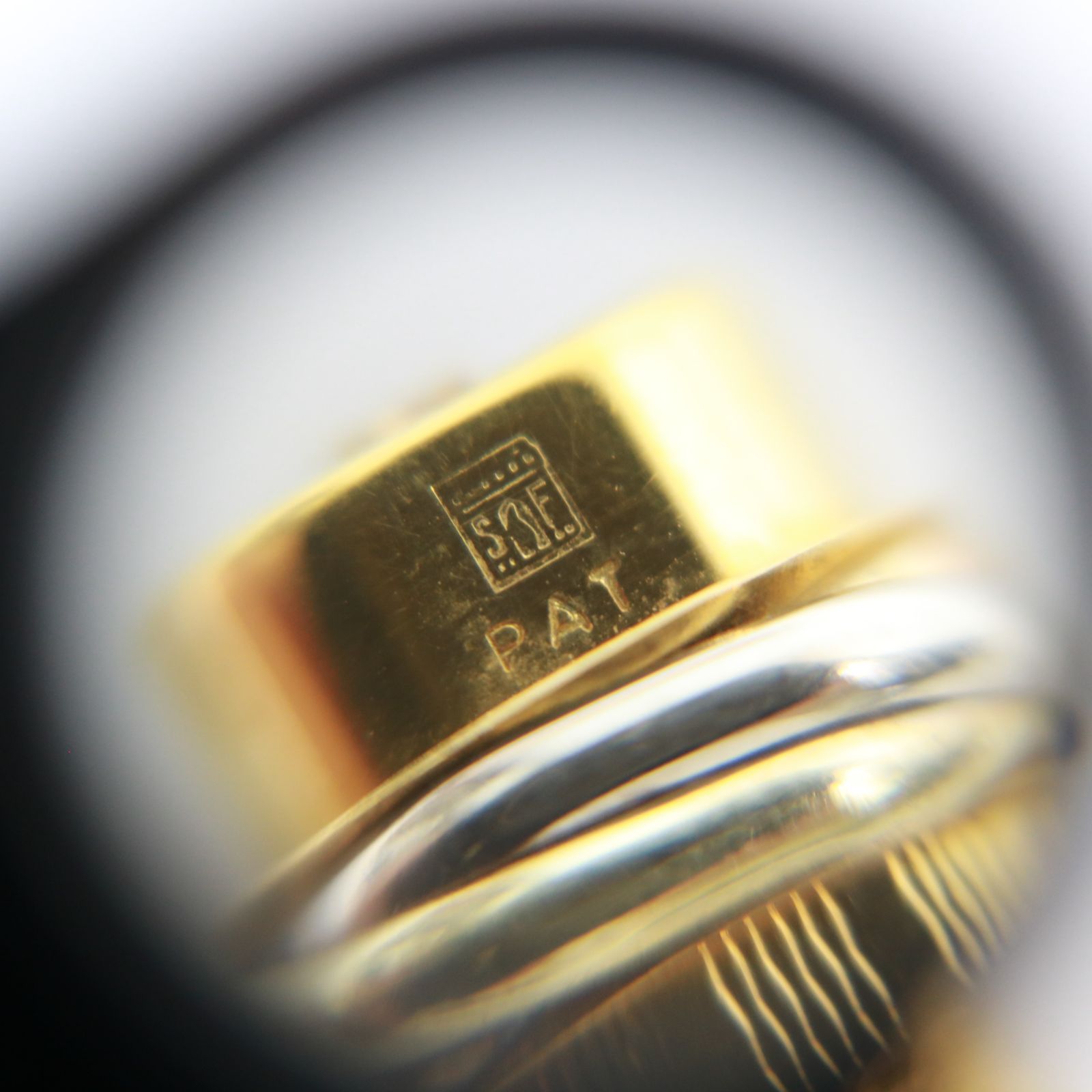 258)Cartier カルティエ ヴィンテージ トリニティ キャップ式