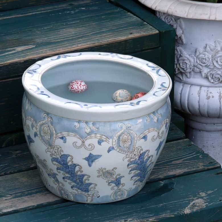 水鉢 大型 陶器 10号 芭蕉 火鉢 鉢カバー プランターカバー
