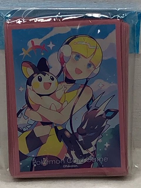 ポケモンカードカードゲーム　デッキシールド　スリーブ カミツレ 未開封 ポケモンカードゲーム デッキシールド カミツレ アニメイト