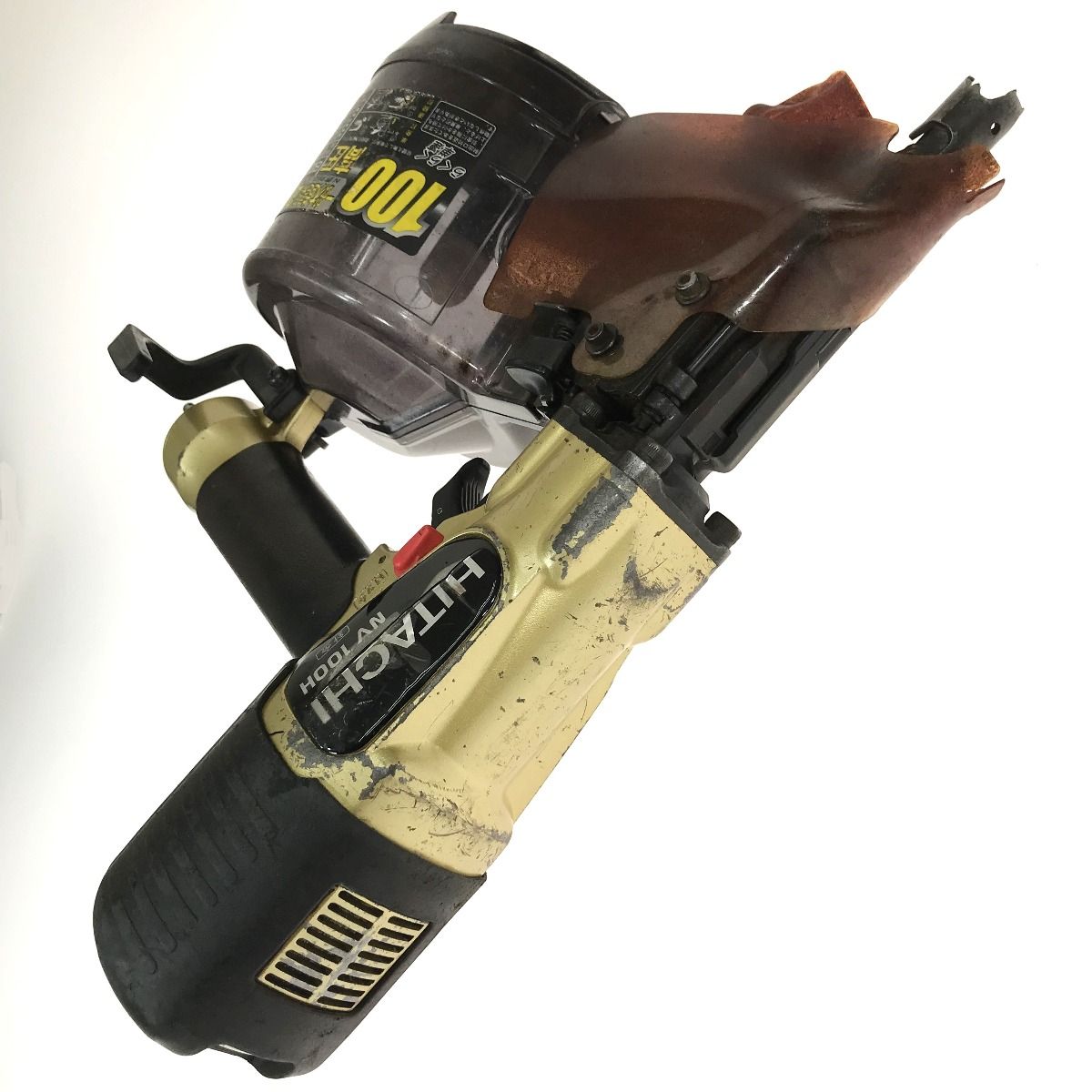 HITACHI 日立 高圧ロール釘打ち機 100mm NV100H メタリック