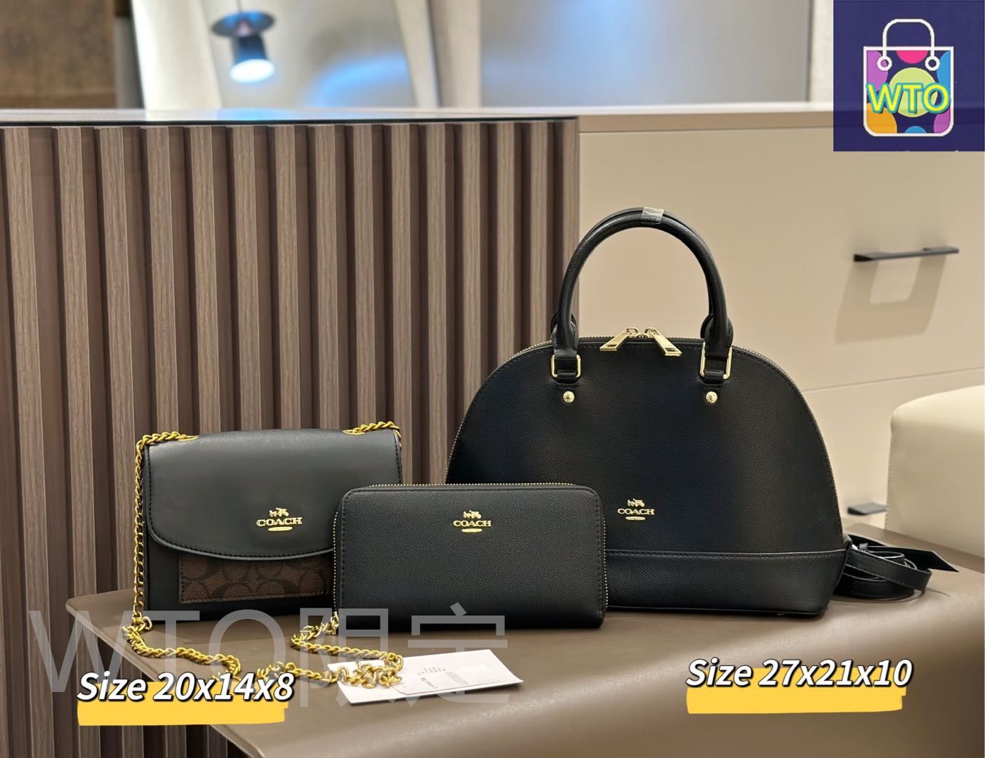coach ハンドバッグ ※新品未使用超特価※ ⚠️3日限定セール⚠️ 今日特価】Coach コーチ 組み合わせパック 三つの割引価格
