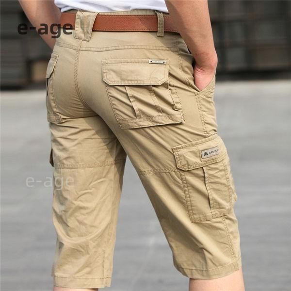 カーゴパンツ メンズ パンツ 5分丈 パンツ 5分丈 夏用 スウェット 春 秋 ミリタリーパンツ 作業着 作業ズボン カーゴパンツ ワークパンツ