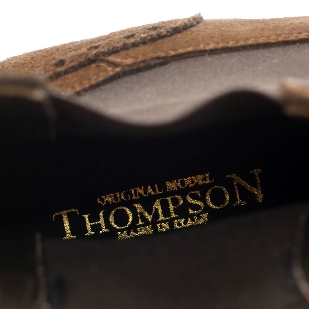 【未使用】トンプソン THOMPSON スエード サイドゴアブーツ ブラウン【サイズ44】【メンズ】