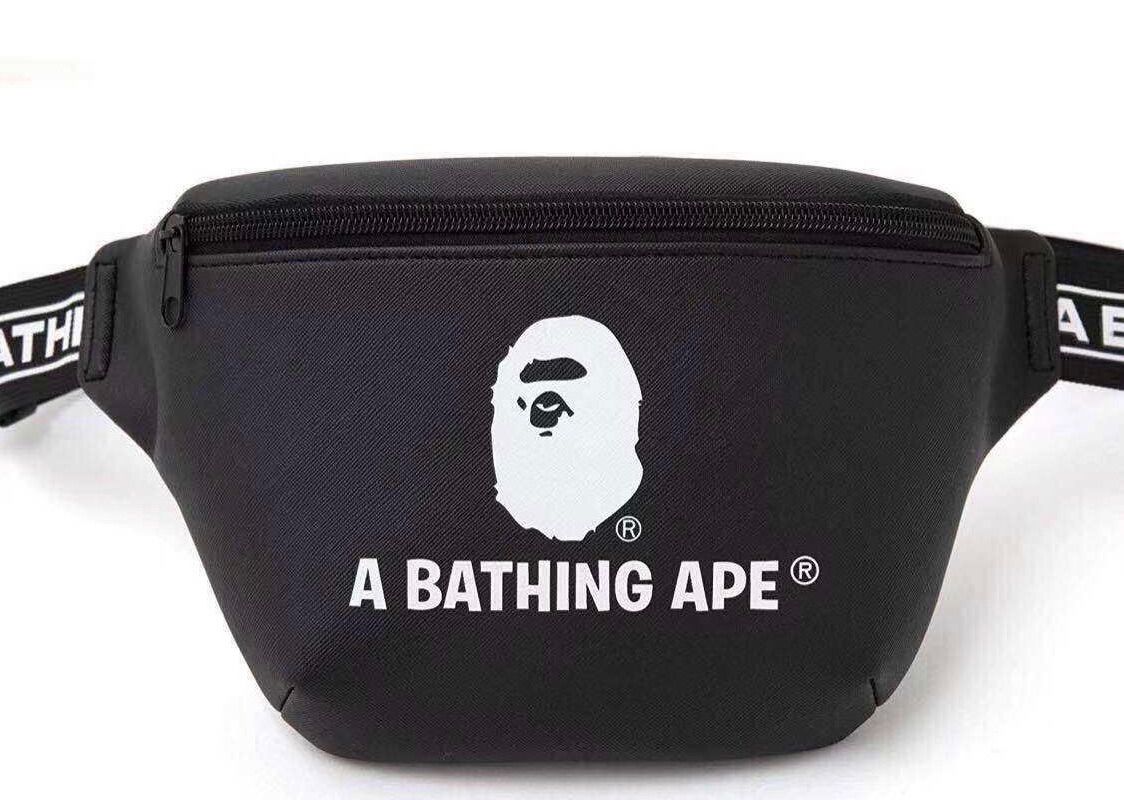 BAPE◇A BATHING APE／◇レザー調ウエストポーチ◇付録品ノベルティ ...