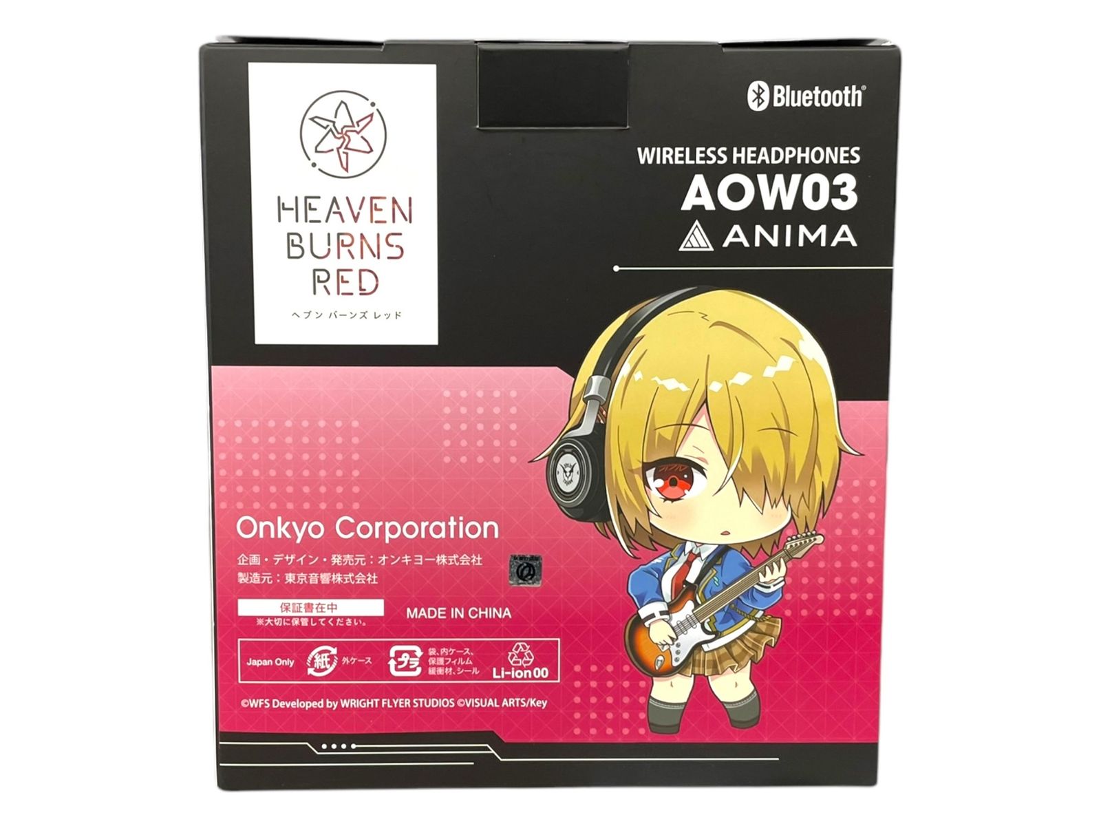 HEAVEN BURNS RED AOW03 ワイヤレスヘッドフォン 【公式通販】