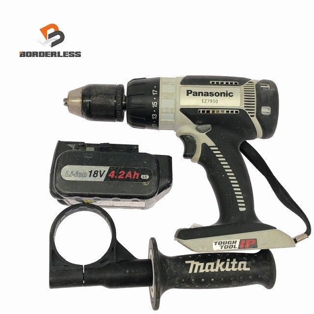 品 Panasonic パナソニック 18V 充電振動ドリル＆ドライバー EZ7950 本体 バッテリー1個 18V 4.2Ah 117576