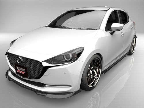 MAZDA2 DJLFS DJLAS DJ5FS DJ5AS 後期 フロントアンダースポイラー エアロパーツ 説明文を必ずお読みください