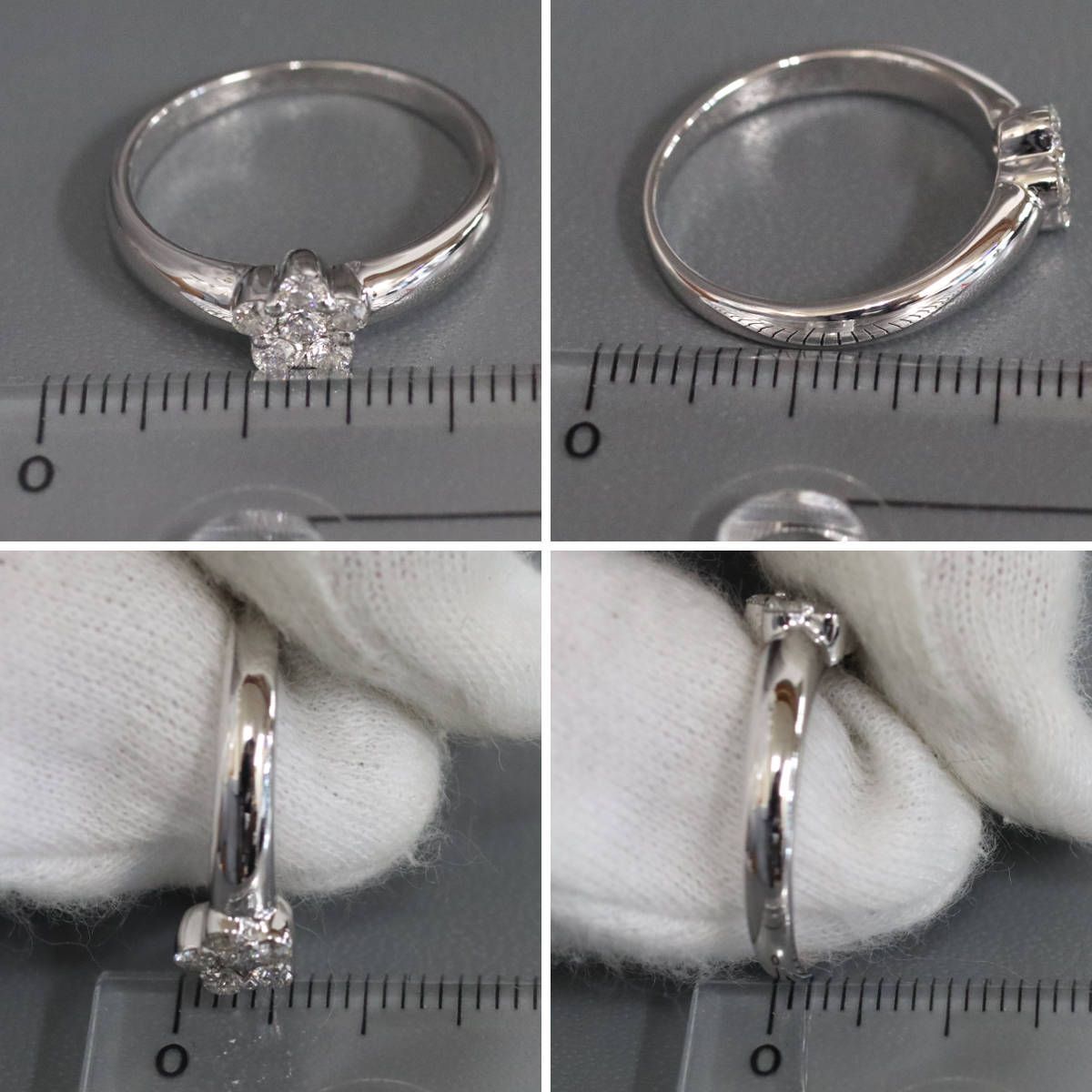 Ponte Vecchio ポンテヴェキオ フラワー リング 9号 K18YG