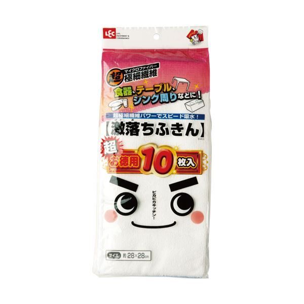 まとめ レック 激落ちふきん お徳用 S-415 1パック 10枚 ×10セット