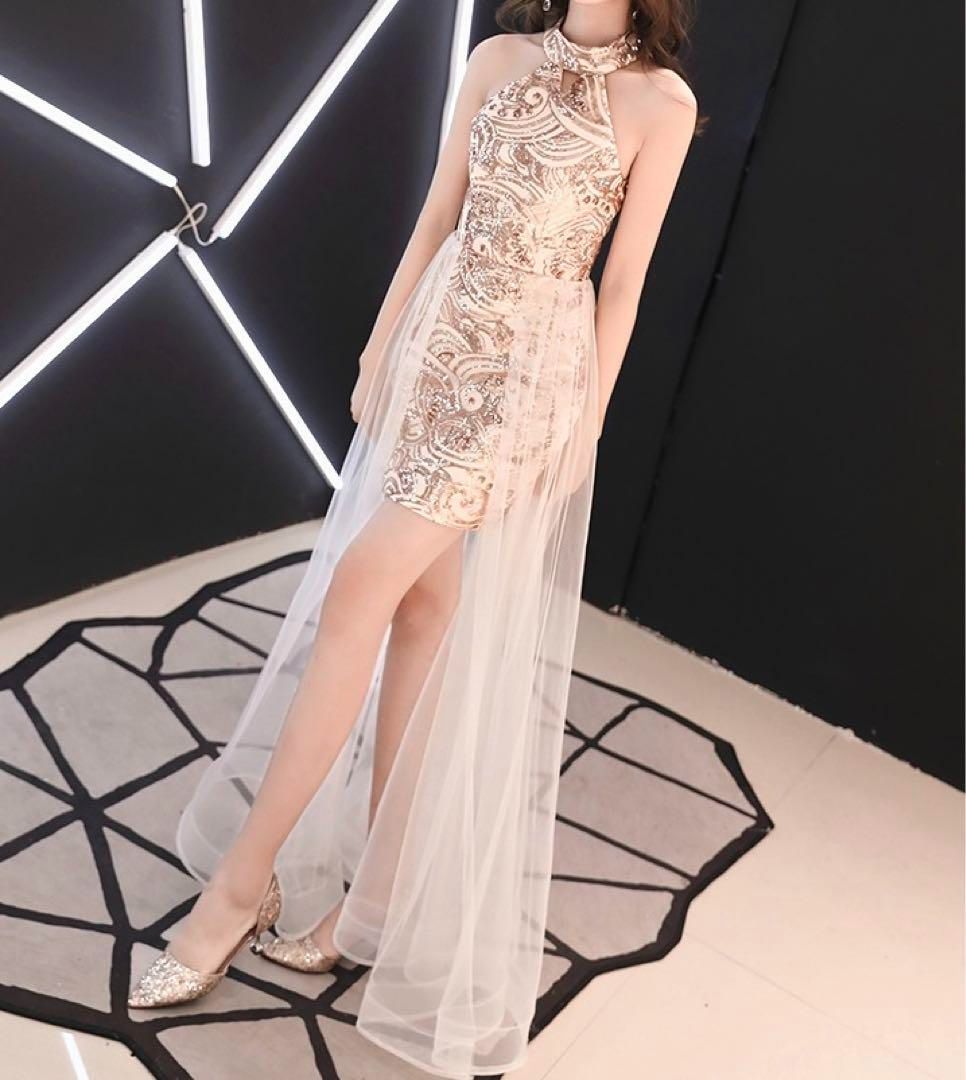 チュールがオシャレ ミニイブニングドレス?.? - メルカリ