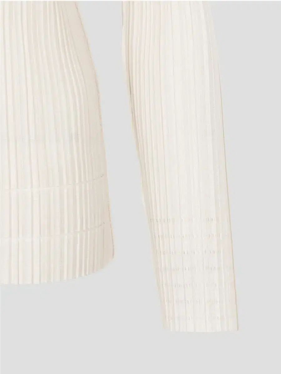  プリーツプリーズ トップス ソフト プリーツ 長袖 オフホワイト F サイズ 長袖 Tシャツ カットソー