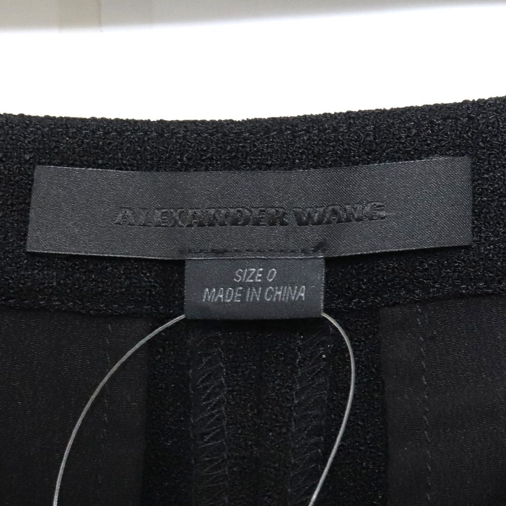 【AlexanderWang】クロップド ハイライズ パンツ 関税送料込み スゴラクストレッチイージーパンツ/986672（その他パンツ