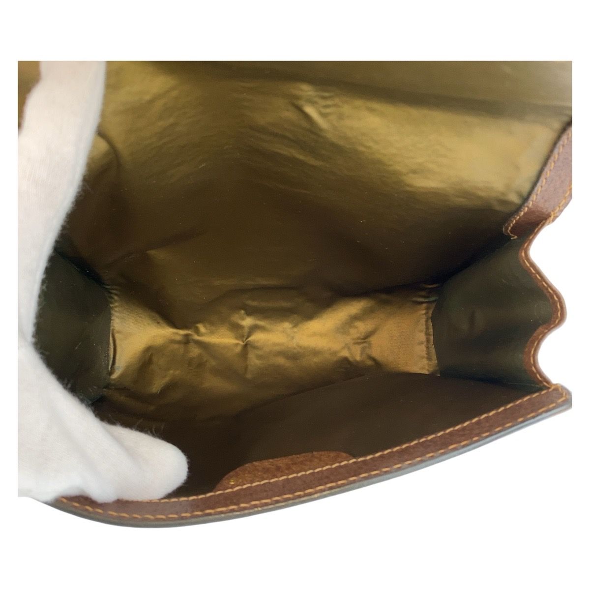 美品 GUCCI グッチ シェリーライン インターロッキング ブラウン