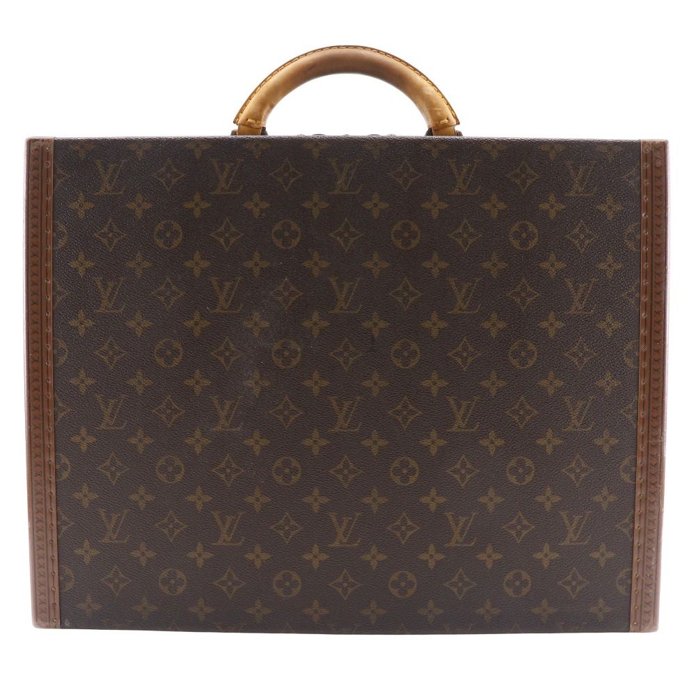 LOUIS VUITTON ルイ ヴィトン プレジデント ヴィンテージ アタッシュケース M53012 モノグラムキャンバス 茶 1054856 ユニセックス トランク