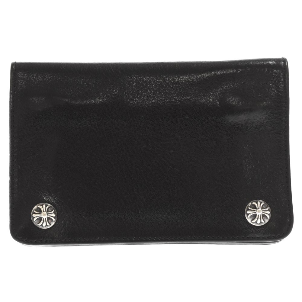 CHROME HEARTS (クロムハーツ) 2ZIP 2ジップ クロスボールボタンレザー 