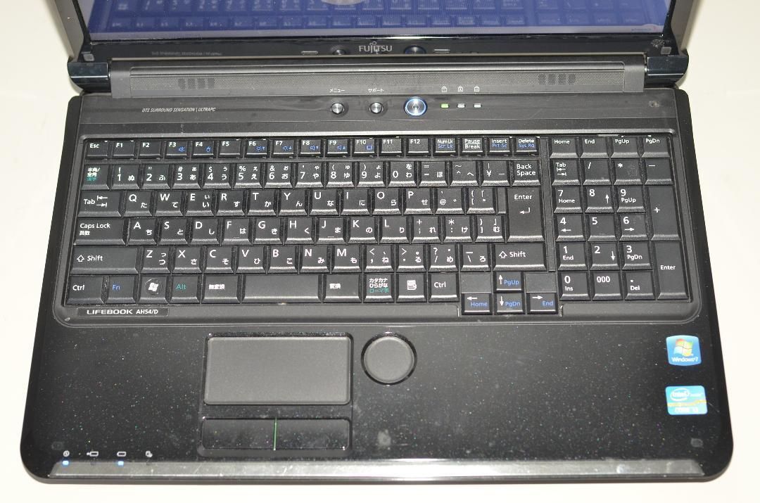 中古良品ノートパソコン Windows11+office 富士通 AH54/D 高性能 第二世代i3/15.6インチ/無線内蔵/メモリ4GB/HDD640GB/HDMI/DVDマルチ搭載 中古良品ノートパソコン Windows11+office 富士通 AH54/D 第二世代i3