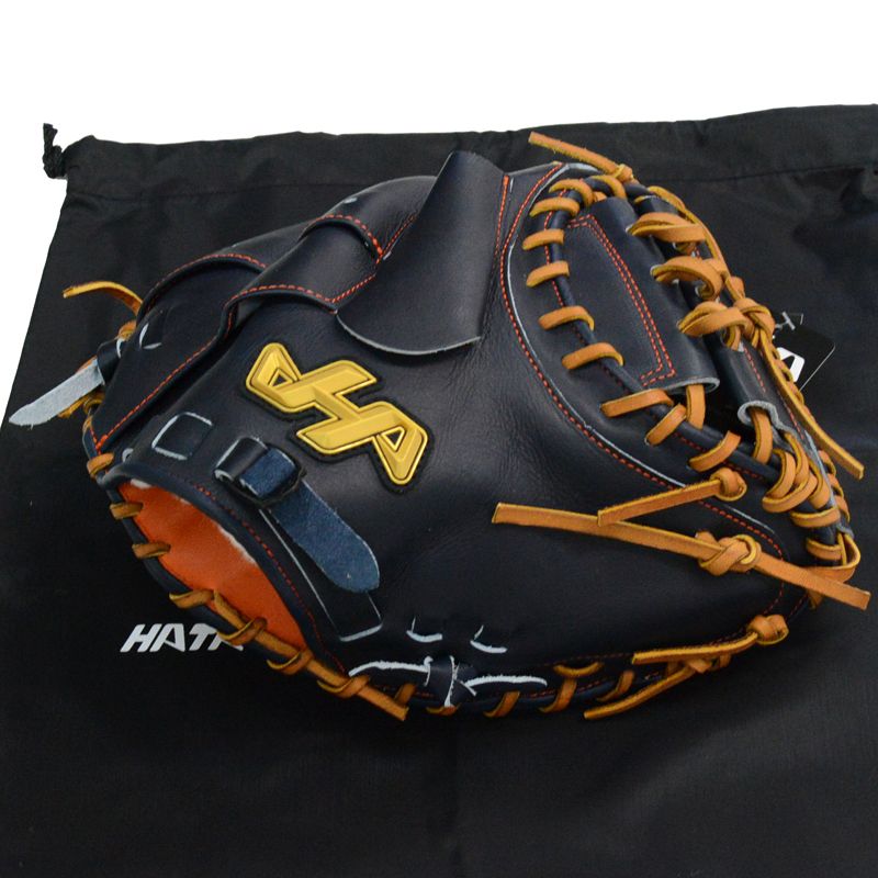 ハタケヤマ HATAKEYAMA 硬式用 キャッチャーミット グラブ袋付