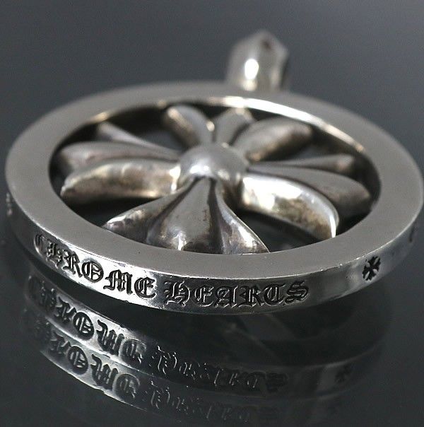 CHROME HEARTS 　チャーム　メダリオン　ペンダント　シルバー925 クロムハーツエンジェルメダリオンペンダント(ネックレス