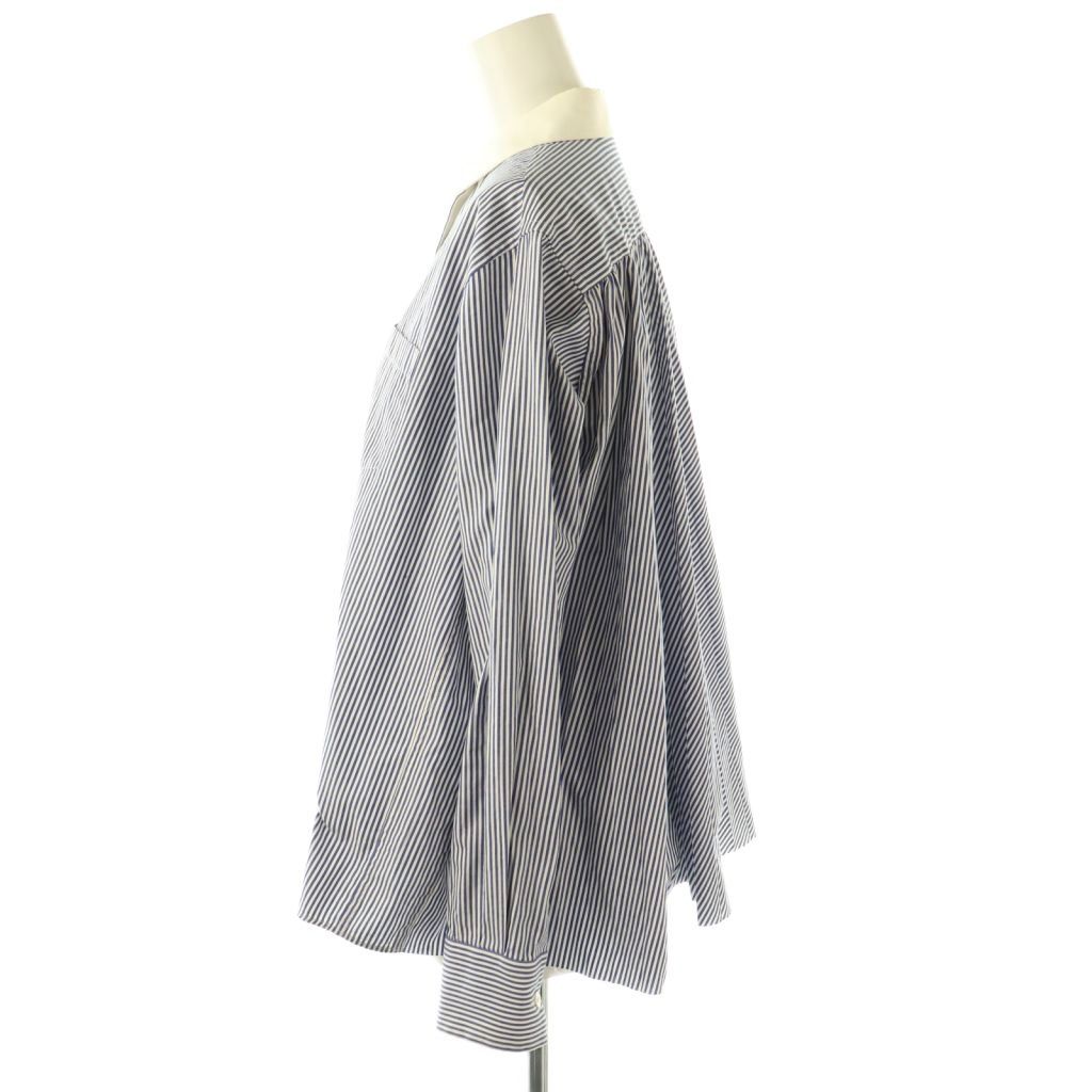 サカイラック sacai luck ストライプ柄シャツ クレリック 長袖 2