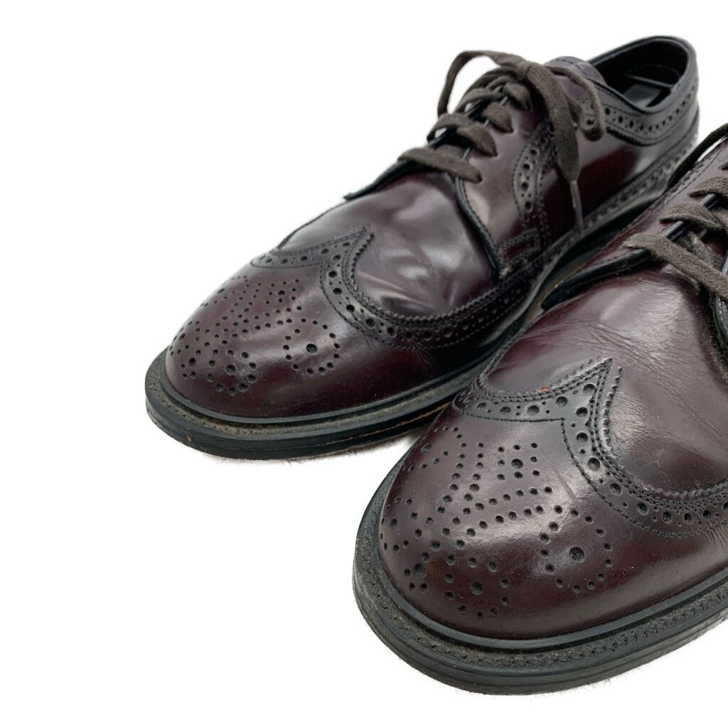 NUNN BUSH ナンブッシュ ロングウィングチップ レザーシューズ バー