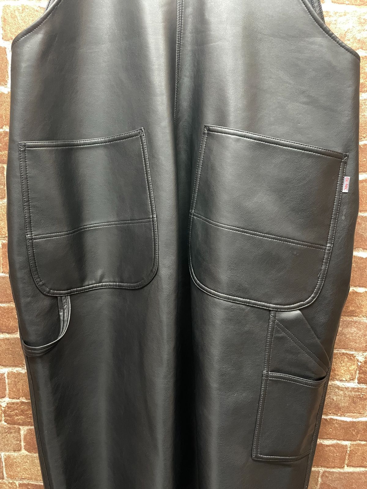 【FREAK'S STORE】 BIGMAC別注　PUレザーオーバーオール 1682846854.jpg