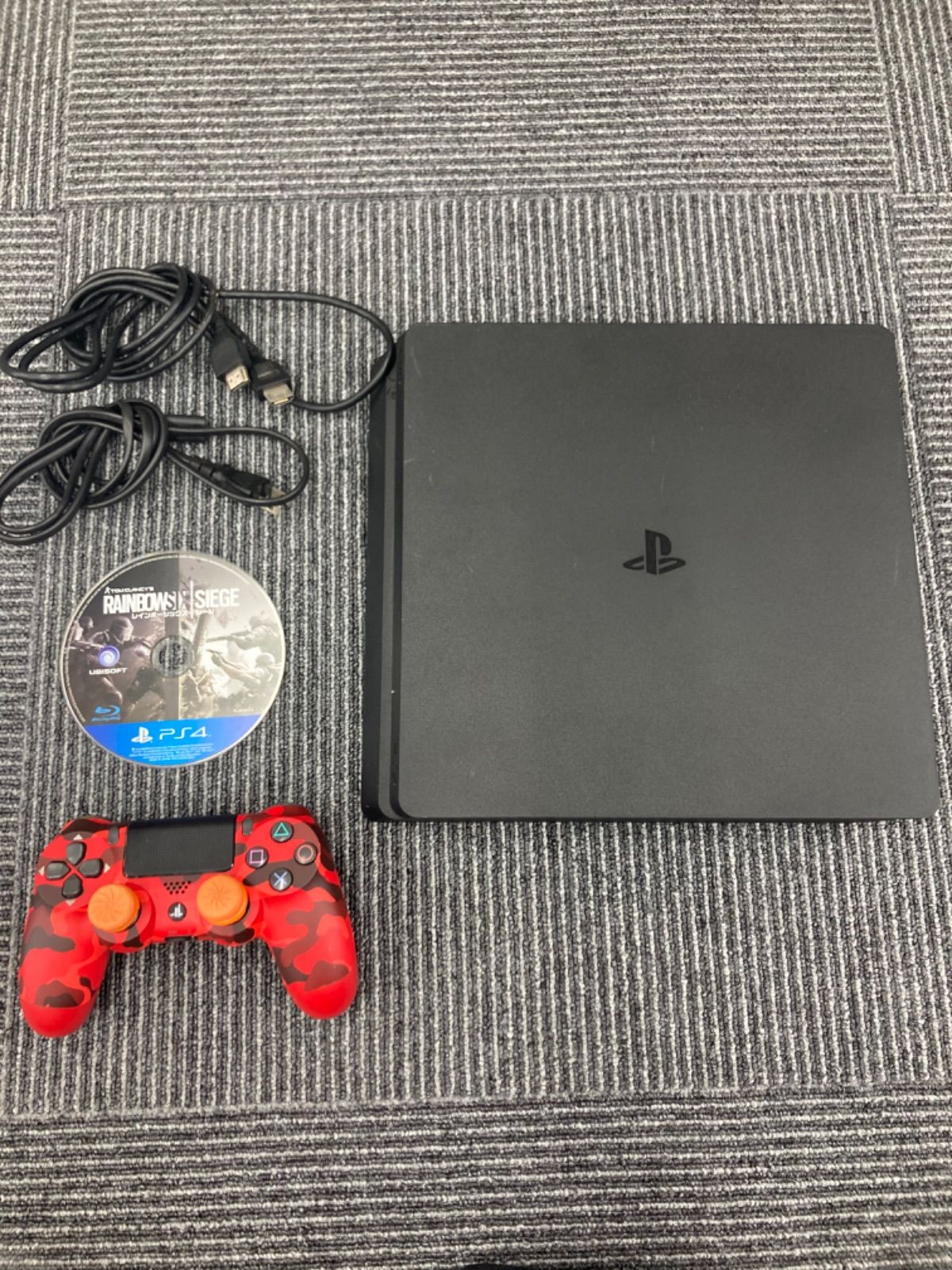 ！ 【通電確認済み】PlayStation4 プレステ4 CUH-2000A 本体 レインボーシックス シージ ソフト コントローラー セット 【ゲーム機本体】