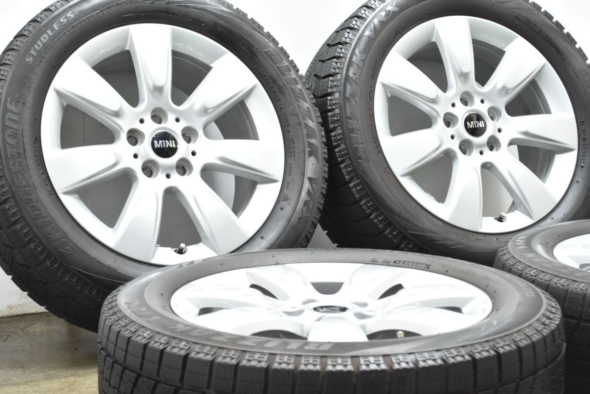 MINI F60 クロスオーバー 純正 17in 7.5J 52 PCD112 ブリヂストン ブリザック VRX 225 55R17 品番 6868276 ノーマル戻し