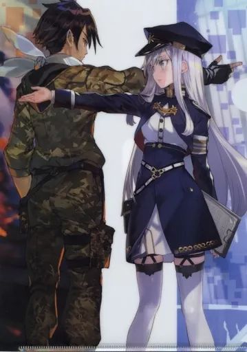 「86-エイティシックス-・クリアファイル／シンエイ＝ノウゼン」 中古】クリアファイル シンエイ・ノウゼン＆ヴラディレーナ・ミリーゼ